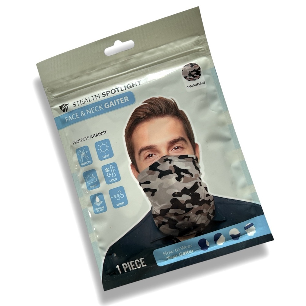 NWT Stealth Spotlight Face & Neck Gaiter